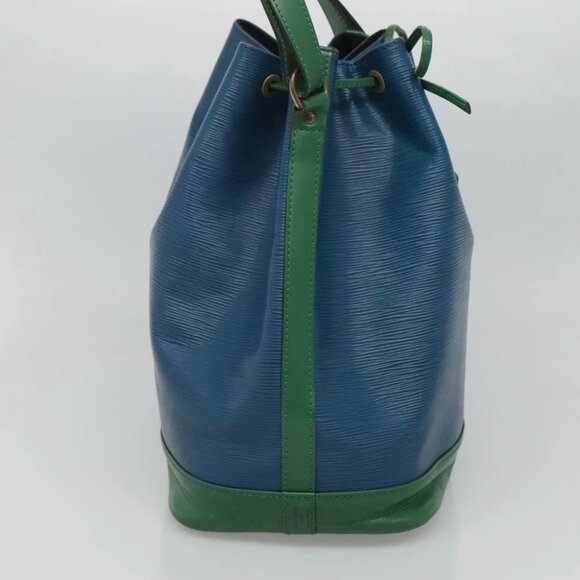 LOUIS VUITTON Epi Noe Shoulder Bag Bicolor Green Blue M44044 LV Auth BD1771 - Picture 10 of 16